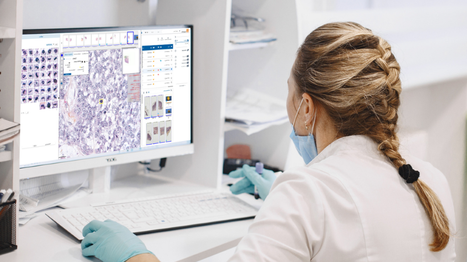 AI and pathologist small image